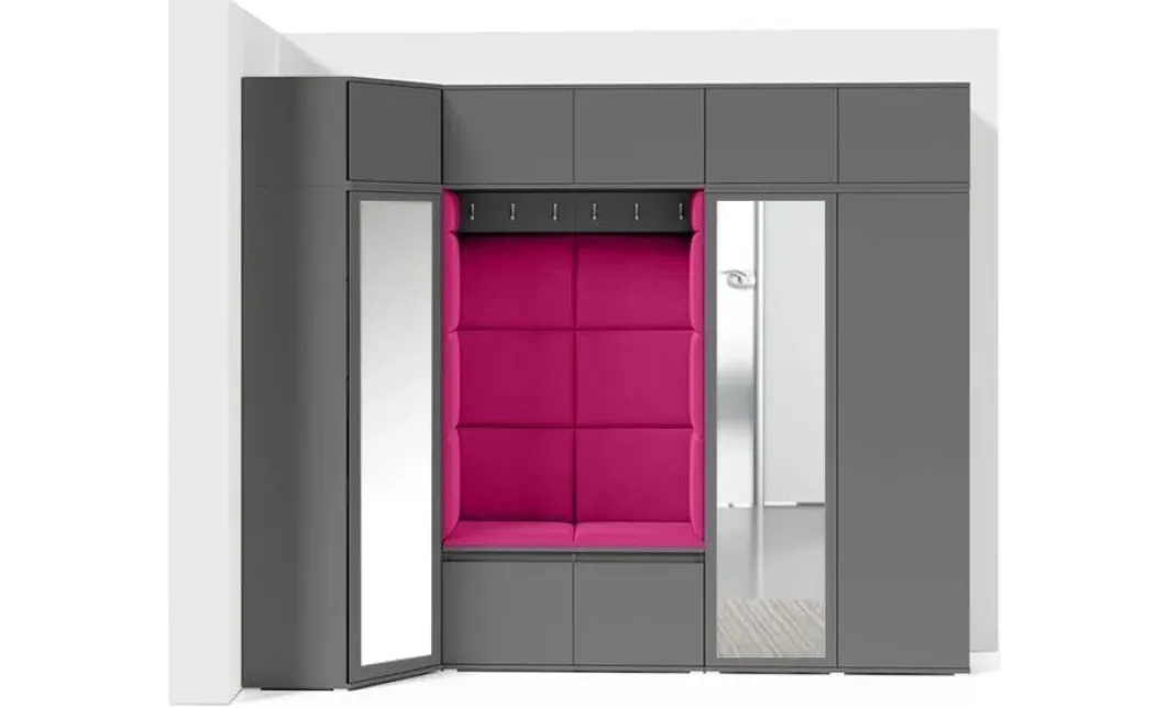 Cuier Hol Max 39, Grafit/Roz - Trinity 10 1