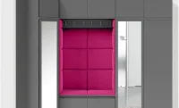 Cuier Hol Max 39, Grafit/Roz - Trinity 10 1