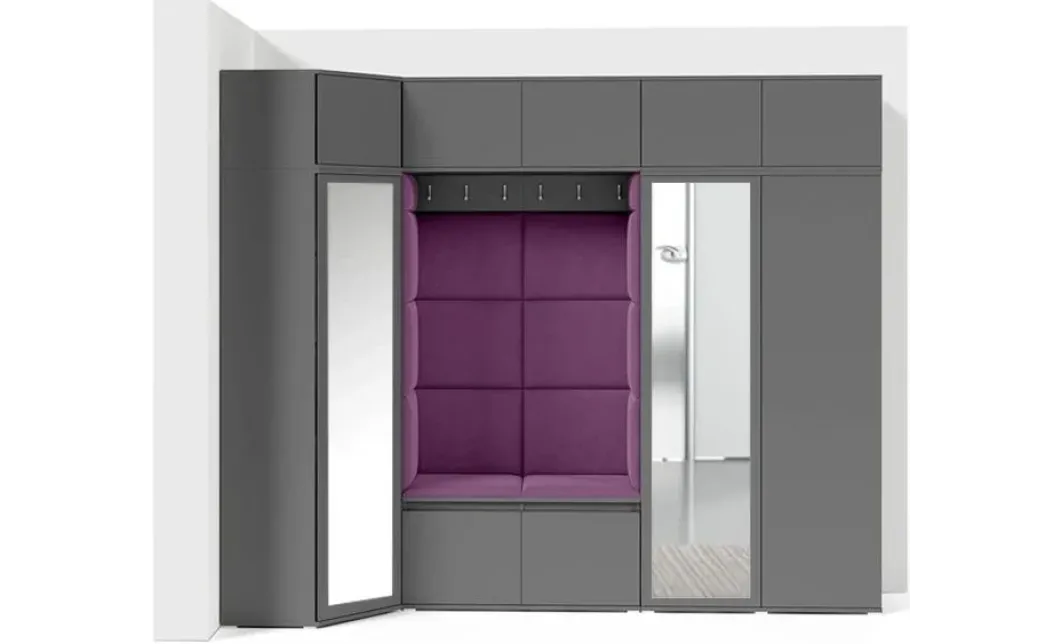 Cuier Hol Max 39, Grafit/Mov - Trinity 11 1