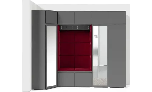 Cuier Hol Max 39, Grafit/Rosu - Trinity 24
