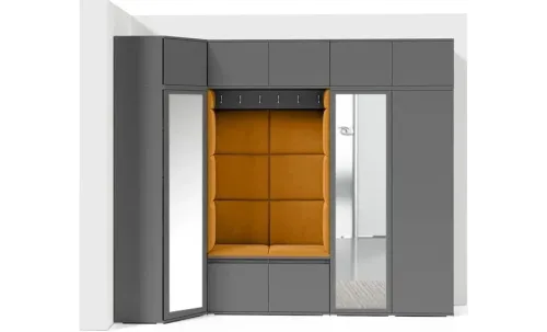 Cuier Hol Max 39, Grafit/Portocaliu - Trinity 26
