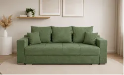 Canapea Extensibilă Claudia Memory Mini, Verde Brad