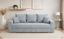 Canapea Extensibilă Claudia Memory Max, Gri albastrui