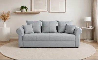 Canapea Extensibilă Elsa Bonell Max, Gri albastrui