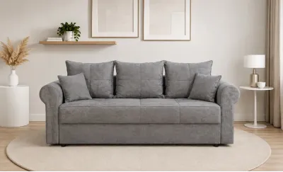 Canapea Extensibilă Elsa Memory Max, Gri inchis