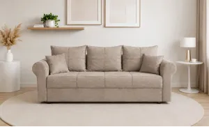 Canapea Extensibilă Elsa Memory Mini, Maro deschis