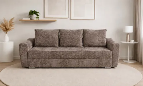 Canapea Extensibilă Lacrima Memory Mini, Maro