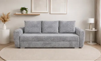Canapea Extensibilă Lacrima Memory Mini, Gri închis