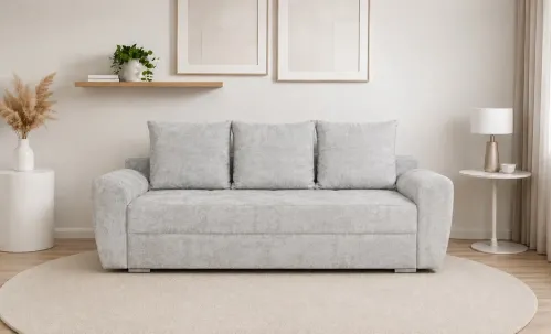 Canapea Extensibilă Lacrima Memory Mini, Gri deschis