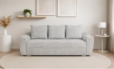 Canapea Extensibilă Lacrima Memory Max, Gri deschis