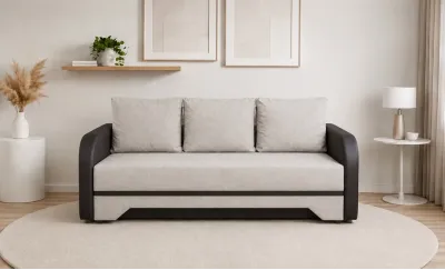 Canapea Extensibilă Corina Memory Mini, Bej inchis