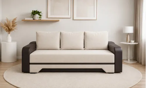 Canapea Extensibilă Royal Bonell Mini, Bej închis