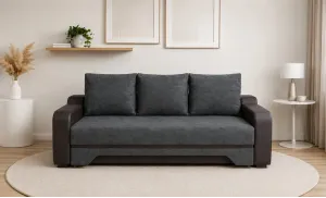 Canapea Extensibilă Royal Bonell Max, Gri antracit
