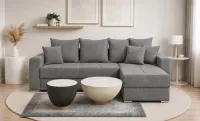 Colțar Extensibil Claudia Mare XXL Bonell Gri - Aragon 97, Interschimbabil