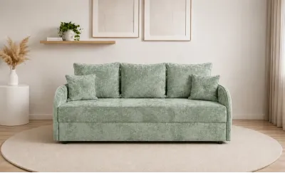 Canapea Extensibilă Adelina Memory Max, Verde