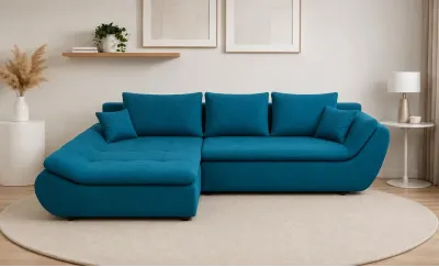 Colțar Extensibil Relax Turcoaz - Vega 25 Stânga