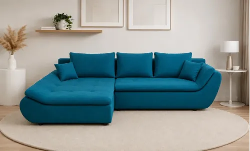 Colțar Extensibil Relax Turcoaz - Vega 25 Stânga