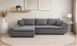 Colțar Extensibil Relax Gri Deschis - Vega 33 Stânga