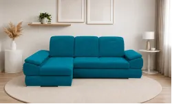 Colțar Extensibil Denver 2 Turcoaz - Vega 25 Stânga