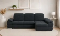 Colțar Extensibil Denver 2 Negru - Vega 70 Dreapta