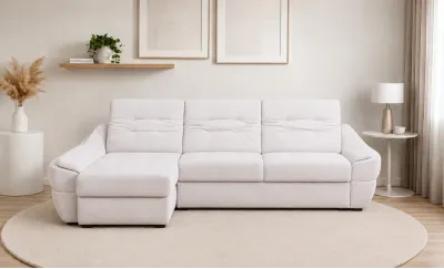 Colțar Extensibil Space Bej Deschis - Vega 03 Stânga