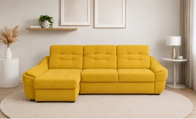 Colțar Extensibil Space Galben - Vega 13 Stânga