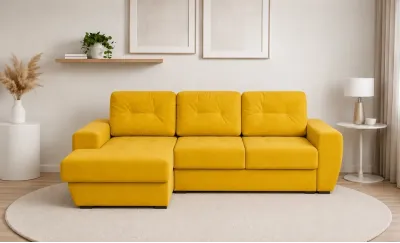 Colțar Extensibil Edison Galben - Vega 13 Stânga