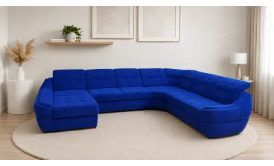 Colțar Extensibil Space XXL Albastru - Vega 38 Stânga