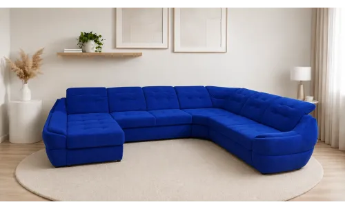 Colțar Extensibil Space XXL Albastru - Vega 38 Stânga