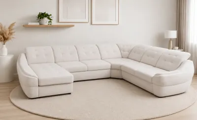 Colțar Extensibil Space XXL Bej - Vega 03 Stânga