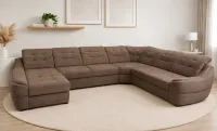 Colțar Extensibil Space XXL Maro - Vega 36 Stânga