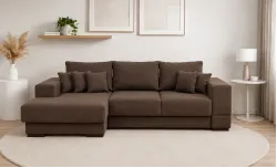 Colțar Extensibil Boston Maro - Vega 36 Stânga