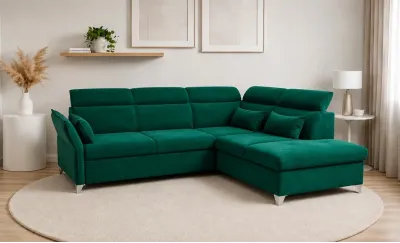 Colțar Extensibil Barry Verde - Vega 27 Dreapta