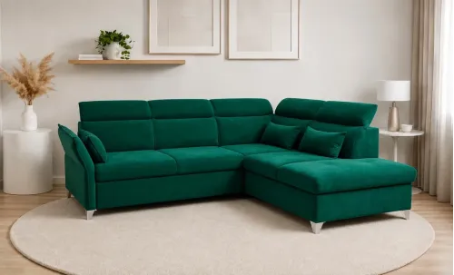 Colțar Extensibil Barry Verde - Vega 27 Dreapta