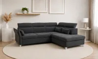 Colțar Extensibil Barry Gri Închis - Vega 34 Dreapta