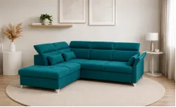 Colțar Extensibil Barry Turcoaz - Vega 25 Stânga