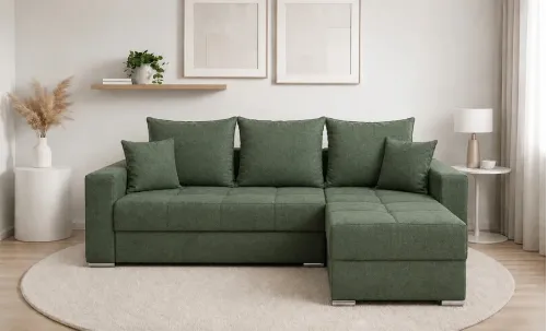 Colțar Extensibil Claudia XXS Memory Verde - Aragon 39 Interschimbabil