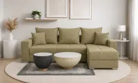 Colțar Extensibil Claudia XXS Memory Verde Olive - Aragon 35 Interschimbabil