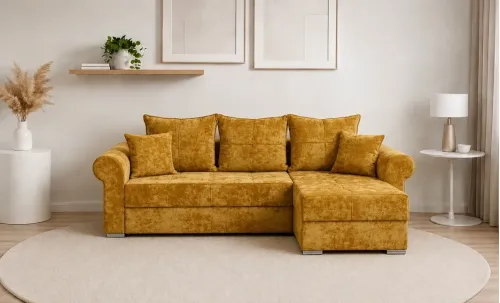 Coltar Extensibil Elsa XXS Bonell Mustar - Kim 05 Interschimbabil