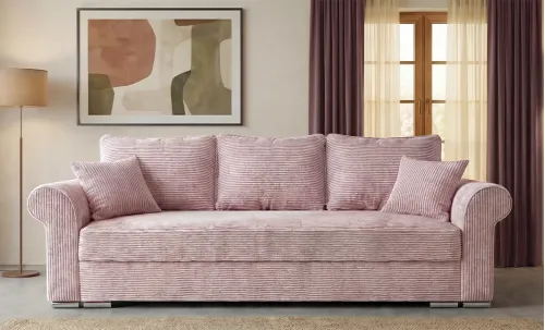 Canapea Extensibilă Ariana Memory Max, Roz