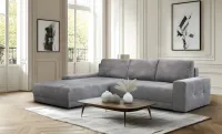 Colțar Extensibil Adria, Cu Ladă Depozitare, Stofă Premium Vinci 07
