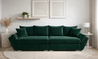 Canapea Extensibilă Confort cu Spumă HR, Verde Smarald