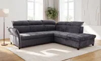 Colțar Extensibil Barry Gri - Luka 3 Dreapta