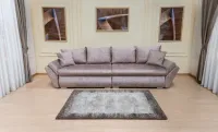 Canapea Extensibilă Confort Paradisso cu Spumă HR, Maro 2