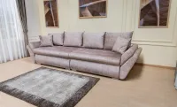 Canapea Extensibilă Confort Paradisso cu Spumă HR, Maro 4