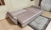 Canapea Extensibilă Confort Paradisso cu Spumă HR, Maro