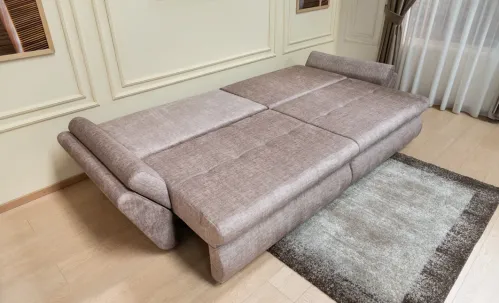 Canapea Extensibilă Confort Paradisso cu Spumă HR, Maro