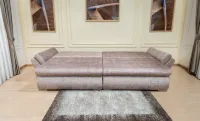 Canapea Extensibilă Confort Paradisso cu Spumă HR, Maro
