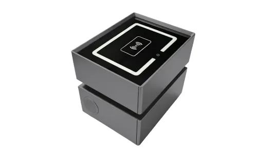 Noptieră Smart Multifuncțională KJN6251 Gri 2 Sertare