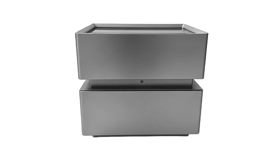 Noptieră Smart Multifuncțională KJN6251 Gri 2 Sertare 5